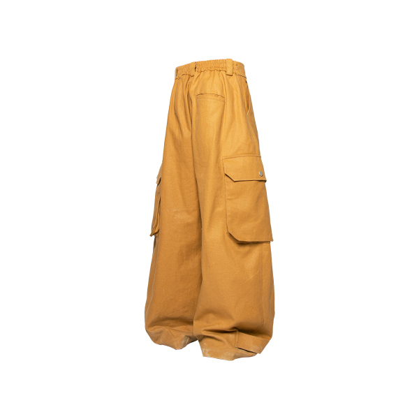 RELABEL丨Removable Scarf Pleated Silhouette Trousers - PSYLOS 1, RELABEL丨Removable Scarf Pleated Silhouette Trousers, Pants, RELABEL, PSYLOS 1